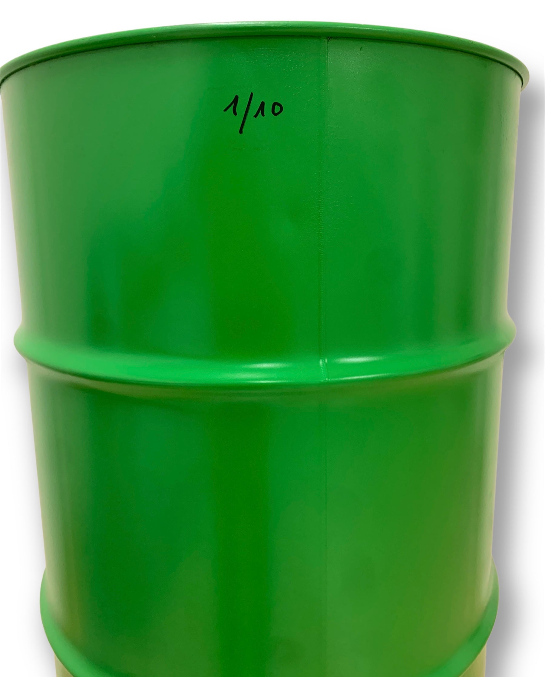 Baril Lamborghini Vert de l'artiste wally walid sahraoui popart oeuvre d'art originale et unique au monde Tonneau personnaliser 