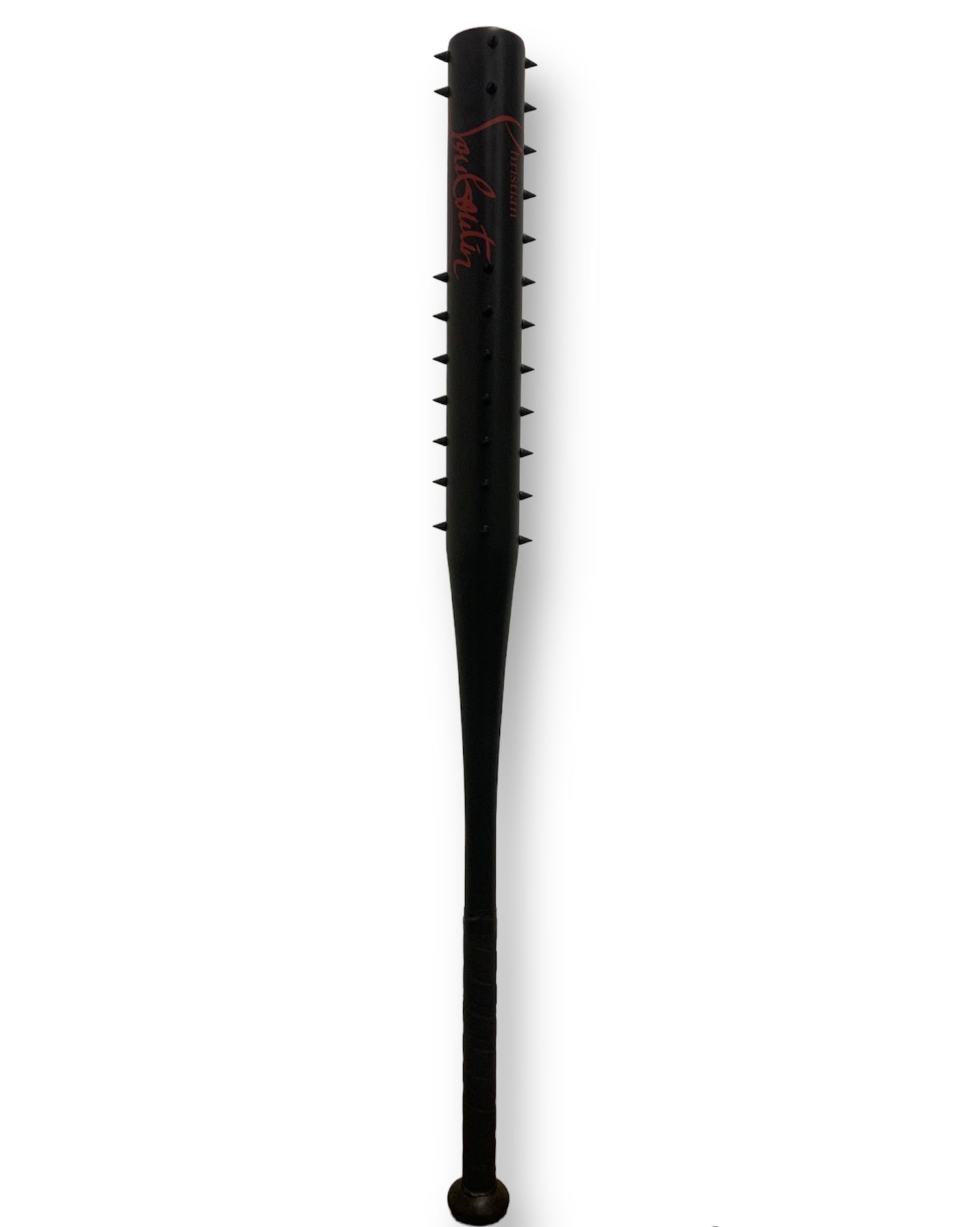 Batte de baseball Christian Louboutin clouter  de l'artiste wally walid sahraoui popart oeuvre d'art originale et unique au monde 