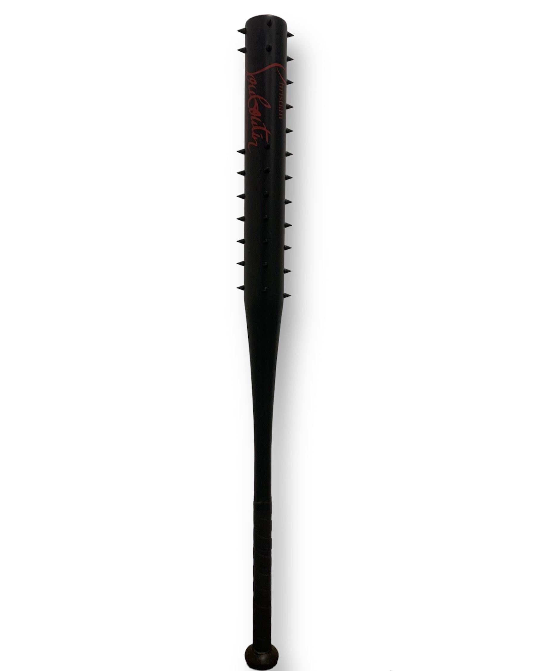 Batte de baseball Christian Louboutin clouter  de l'artiste wally walid sahraoui popart oeuvre d'art originale et unique au monde 