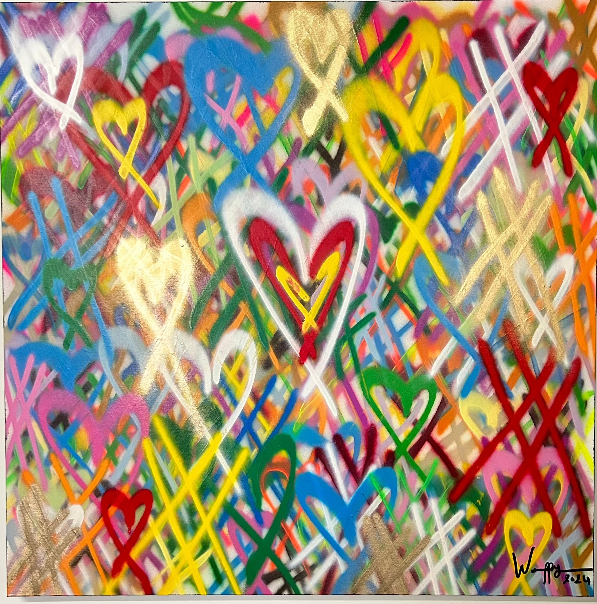toile popart wally unique au monde walid sahraoui artiste peintre 