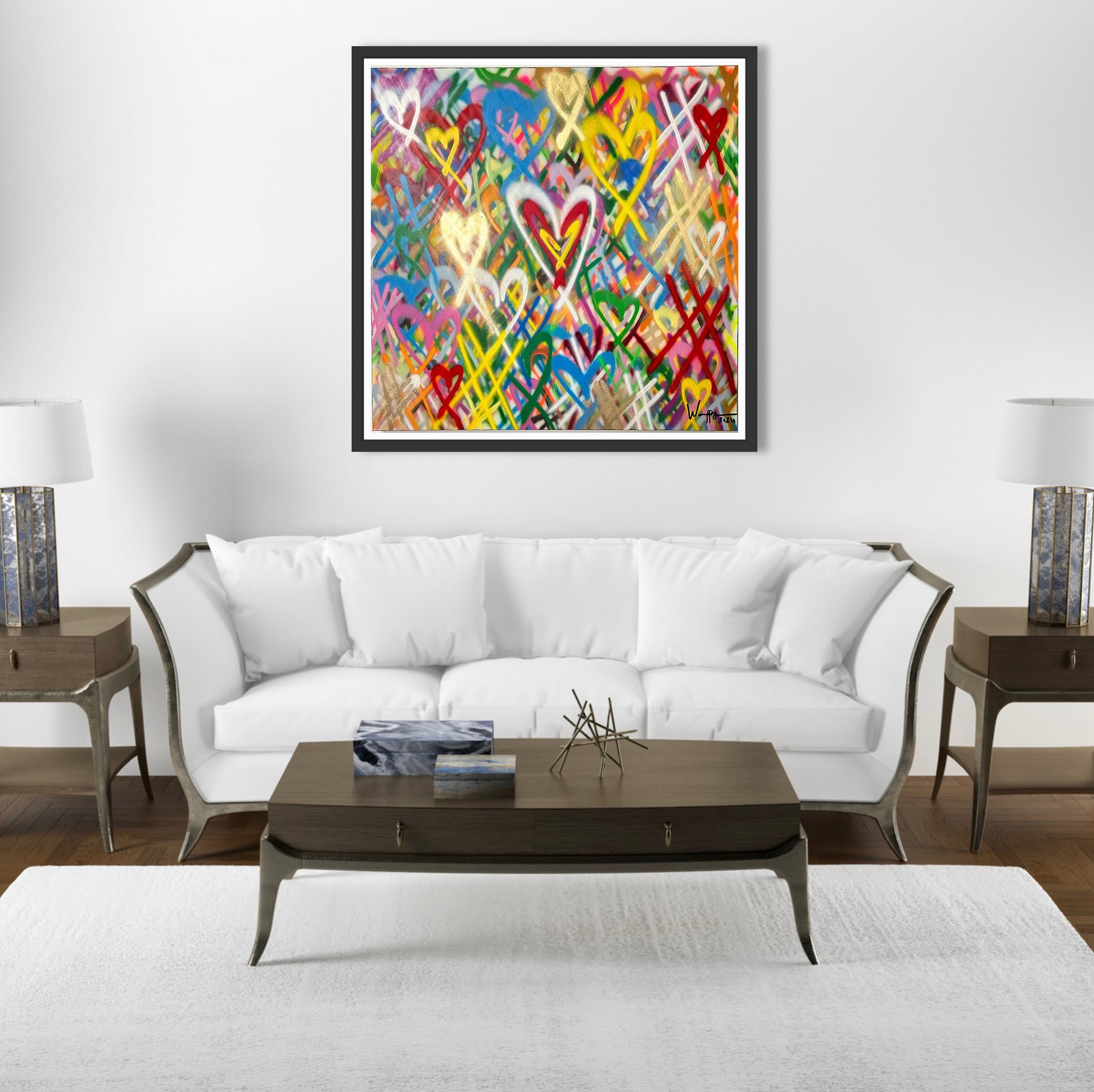toile popart wally unique au monde walid sahraoui artiste peintre